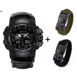 LED Military Watch with Compass