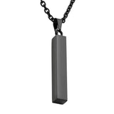 Vertical Bar Stainless Steel Pendant